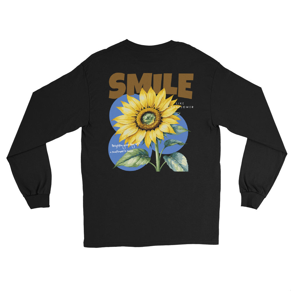 Smile Like A Sunflower Long Sleeve Shirt